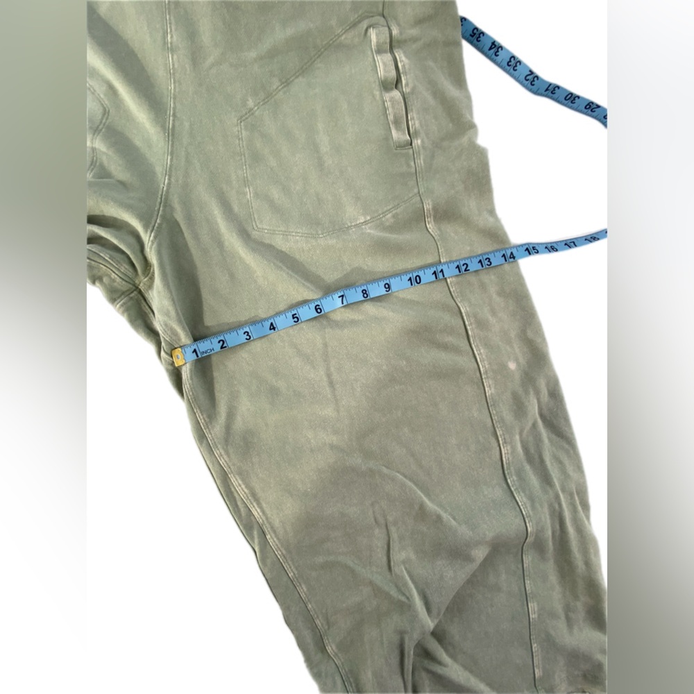 Easel Mineral Washed Terry Knit Jumpsuit in stone wash - Picture 12 of 16